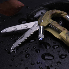 5-in-1 Outdoor Multifunctional Carabiner with Tools