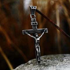 Steel Warrior Religious Cross Pendant Wholesale Options