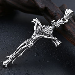 Steel Warrior Religious Cross Pendant Wholesale Options