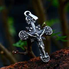 Steel Warrior Religious Cross Pendant Wholesale Options
