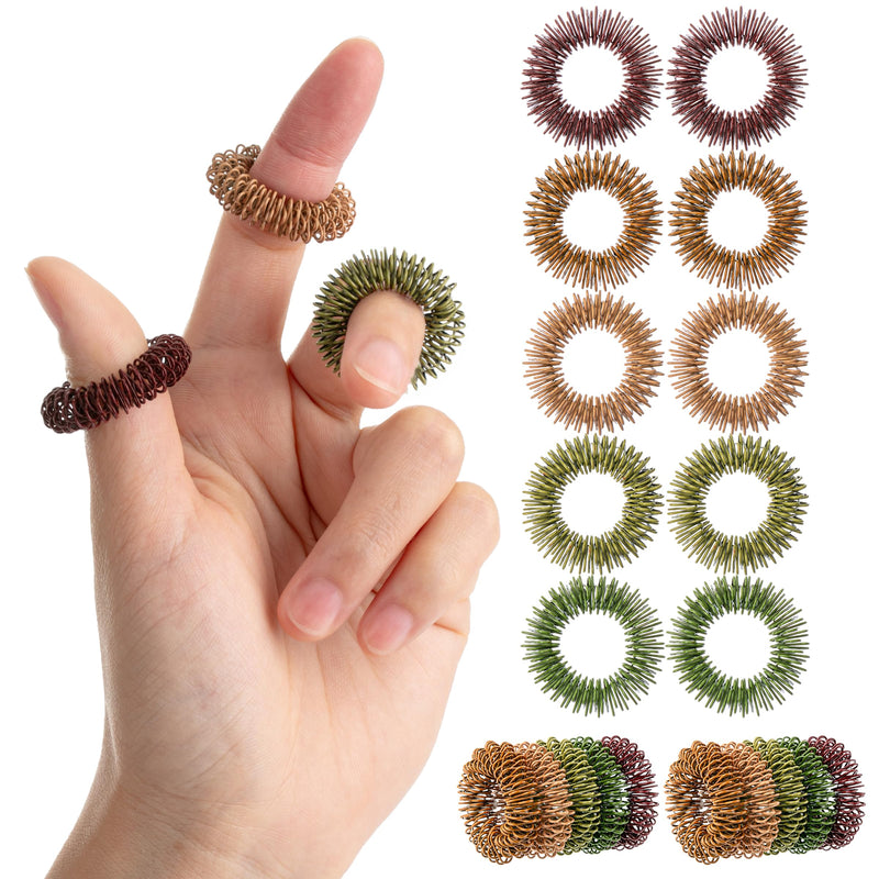 Mr. Pen- Spiky Sensory Rings 10 Pack Colorful Stress Relief Fidget Sensory Toys Fidget Rings Fidget Ring for Anxiety Stress Relief Rings Massager for Fidget Sensory Ring