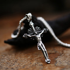 Steel Warrior Religious Cross Pendant Wholesale Options