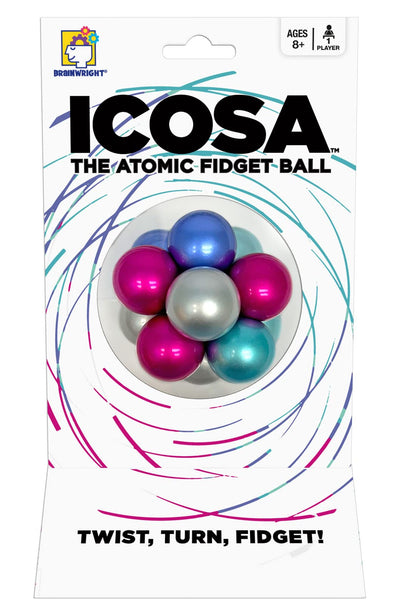 Brainwright - Icosa Ice - The Atomic Fidget Ball. Twist Turn Fidget!