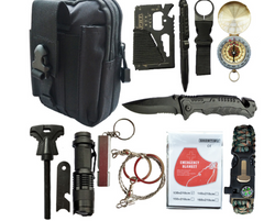 Survival Tools and First Aid Kit for Outdoor Use