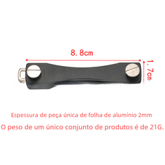 Large Aluminum Key Organizer for Outdoor EDC Tools