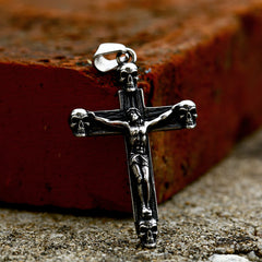 Steel Warrior Religious Cross Pendant Wholesale Options