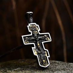 Steel Warrior Religious Cross Pendant Wholesale Options
