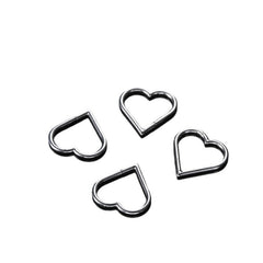 G23 Titanium Heart Nose Ring - Seamless Body Jewelry