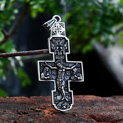 Steel Warrior Religious Cross Pendant Wholesale Options