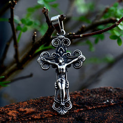 Steel Warrior Religious Cross Pendant Wholesale Options