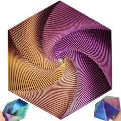 Fractal Fidget Hexagon 3D Fidget ToysHexagon Fidget Toy Hexagon Stress Relief Toys 3D Printed Infinity Hexagon Fidget Toy Hexagon Stress and Anxiety Fidget Toy A