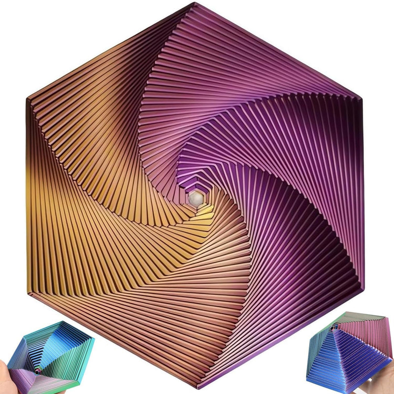 Fractal Fidget Hexagon 3D Fidget ToysHexagon Fidget Toy Hexagon Stress Relief Toys 3D Printed Infinity Hexagon Fidget Toy Hexagon Stress and Anxiety Fidget Toy A