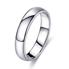 WFYOU Mens Rings Wedding Band Gold Silver Rings for Women Her Men 1-8mm Stainless Steel Rings Stacking Simple Rings Statement Thumb Finger Ring Plain Dome High Polish Comfort Fit Size 6-12